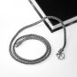 925 Sterling Silver Viking Kings Necklace Asgard Solid Chain 4.5mm