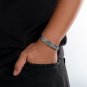 925 Sterling Silver Thor Hammer Mjolnir Celtic Infinity Knots Pagan Bangle Bracelet