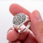 925 Sterling Silver Hexagram Six-Pointed Star of David Seal of Solomon Kabbalah Hebrew Ring