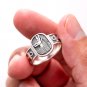 925 Sterling Silver Egyptian Egypt Anubis God of the Dead Underworld Ankh Ring