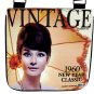 Audrey Hepburn Vintage Classic 1960's Messenger Bag Purse