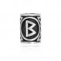 925 Sterling Silver Viking Norse Rune Futhark Berkano Beard Hair Bead Dreadlocks
