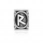 925 Sterling Silver Viking Norse Rune Futhark Raidho Beard Hair Bead Dreadlocks