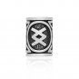 925 Sterling Silver Viking Norse Rune Futhark Inguz Beard Hair Bead Dreadlocks