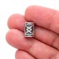 925 Sterling Silver Viking Norse Rune Futhark Inguz Beard Hair Bead Dreadlocks