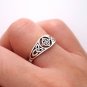 925 Sterling Silver Witch Witches Magical Knot Witchcraft Wiccan Unisex Ring
