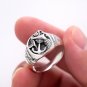 925 Sterling Silver Mermaid Anchor Rope Handcrafted Nautical Sailor Ocean Ring