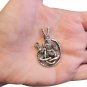 925 Sterling Silver Cernunnos Celtic Horned Fertility God Forest Deity Pendant