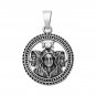 925 Sterling Silver Triple Moon Greek Goddess Hecate Wiccan Occult Pendant