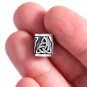 925 Sterling Silver Celtic Triquetra Trinity Knot Pagan Beard Hair Bead Dreadlocks