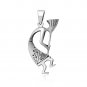925 Sterling Silver Kokopelli Native American Deity Hopi Aztec Amulet Pendant