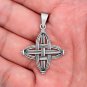 925 Sterling Silver St. Brigid's Cross Irish Celtic Kildare Pendant