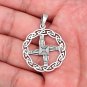 925 Sterling Silver St. Brigid's Cross Celtic Irish Infinity Knots Pendant
