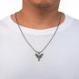 925 Sterling Silver Praying Guardian Angel Open Wings Religious Charm Pendant