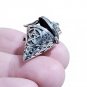925 Sterling Silver Pentagram Pentacle Cone-Shaped Triquetra Wiccan Locket Pendant