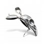 925 Sterling Silver Viking Raven Crow Gothic Skull Locket Pendant