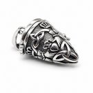 925 Sterling Silver Celtic Irish Claddagh Triquetra Locket Pendant 925 Sterling Silver Celtic Irish Claddagh Triquetra Locket Pendant