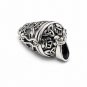 925 Sterling Silver Celtic Irish Claddagh Triquetra Locket Pendant