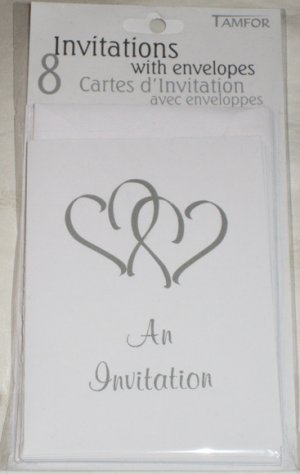 Pack of 8 Brand New Invitations