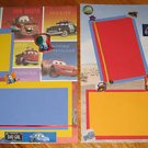 Disney Cars Premade 12x12 Scrapbook Pages