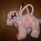 New Stuffable Plush Pink Poodle Purse