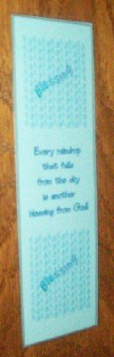 Raindrop blessing