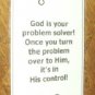 God The Problem Solver