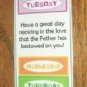 Days of the week