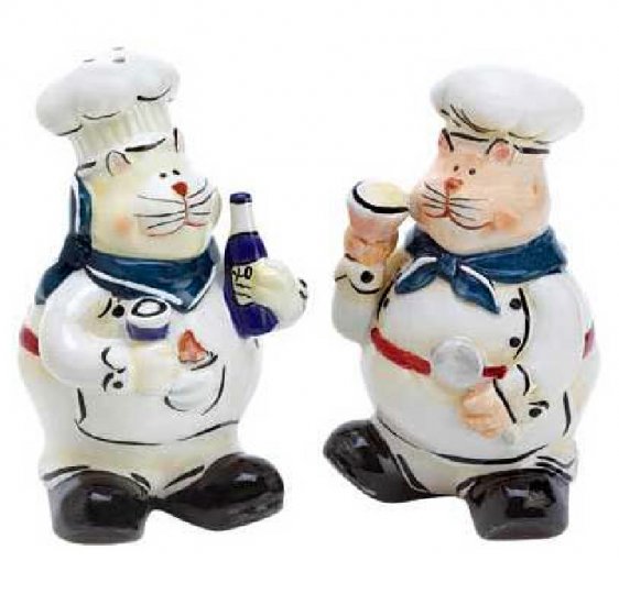 3 Unique Salt and Pepper Shakers sets