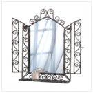 Ornate Wall Mirror Shelf