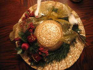 Holiday  Hat Door Hanging