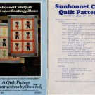 Sunbonnet Crib Quilt and Coordinating Pillows Pattern