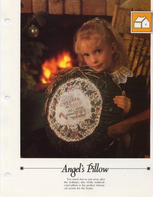 Angel's Pillow - Vanessa Ann -Christmas in Cross Stitch Chart