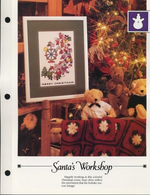 Santa's Workshop -Vanessa Ann-Christmas in Cross Stitch Chart