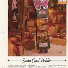 Vanessa Ann - Christmas in Cross Stitch - Santa Card Holder Chart
