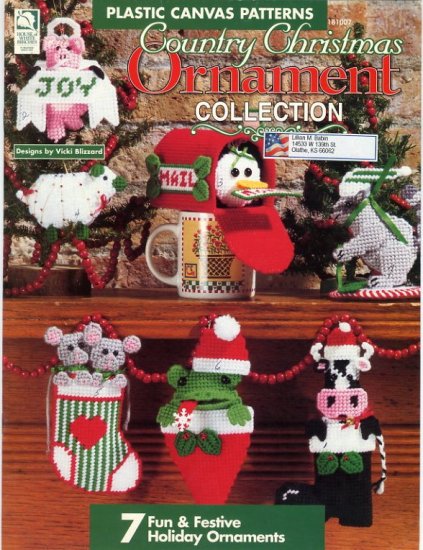 Christmas Plastic Canvas Kit Designs By Vicki Blizzard