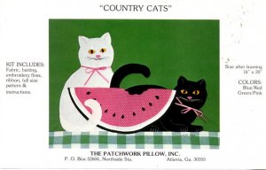 Country Cats Applique Pattern Only The Patchwork Pillow Inc