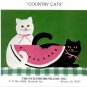 Country Cats Applique Pattern Only The Patchwork Pillow Inc