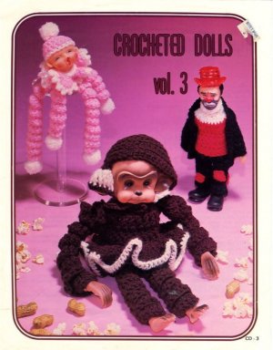 Crocheted Dolls Vol. 3 - Darice Inc. Leaflet CD-3