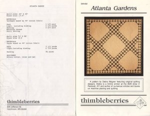 Thimbleberries - Atlanta Gardens Quilt Pattern DW-002