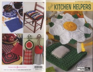 Leisure Arts Little Books Crochet Little Kitchen Helpers Patterns 75050