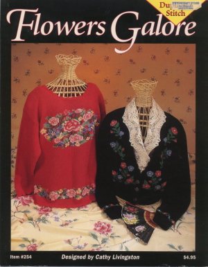 Flowers Galore Duplicate Stitch Patterns - Symbol of Excellence Item #254