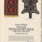 Susan McBaine Miniature Needlepoint Rugs for Dollhouses Pattern Book