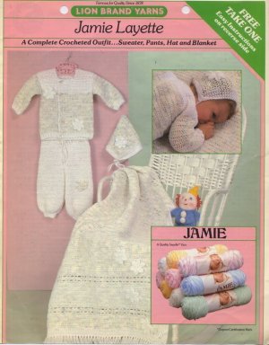 Jamie Layette Crochet Pattern Leaflet