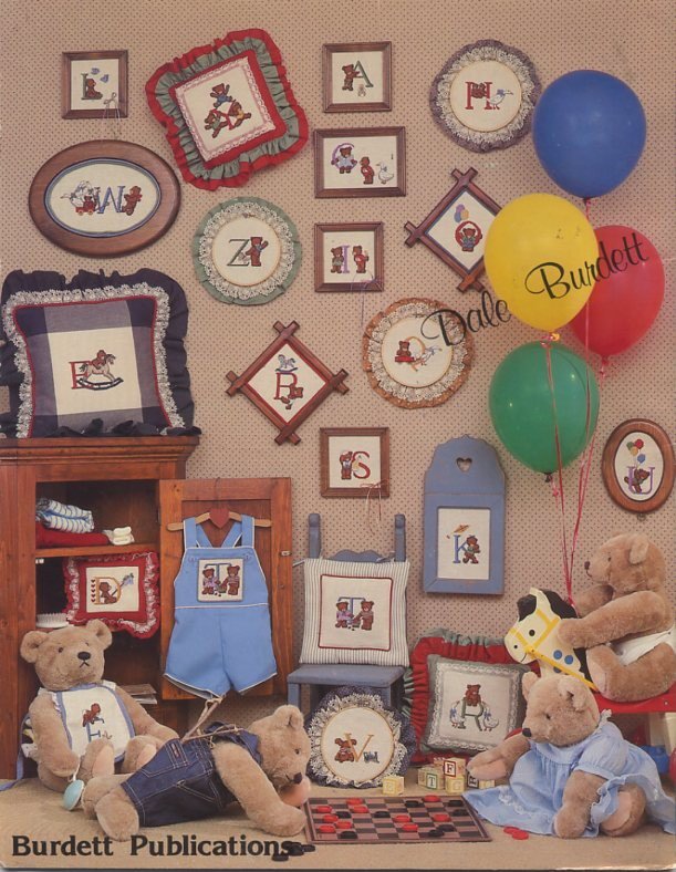 Teddy's Alphabet Cross Stitch Book Burdett Publications