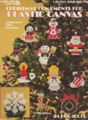Plastic Canvas Christmas Tree Ornaments - Holiday and Seasonal