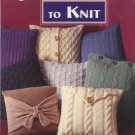 Pillows to Knit Pattern Book American School of Needlework 1299
