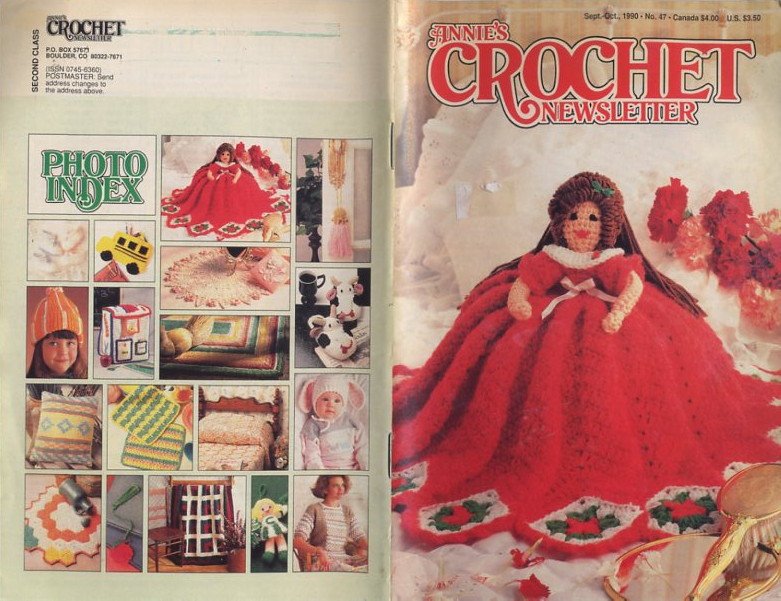 Annie's Crochet Newsletter SeptOct. 1990 Number 47 Magazine