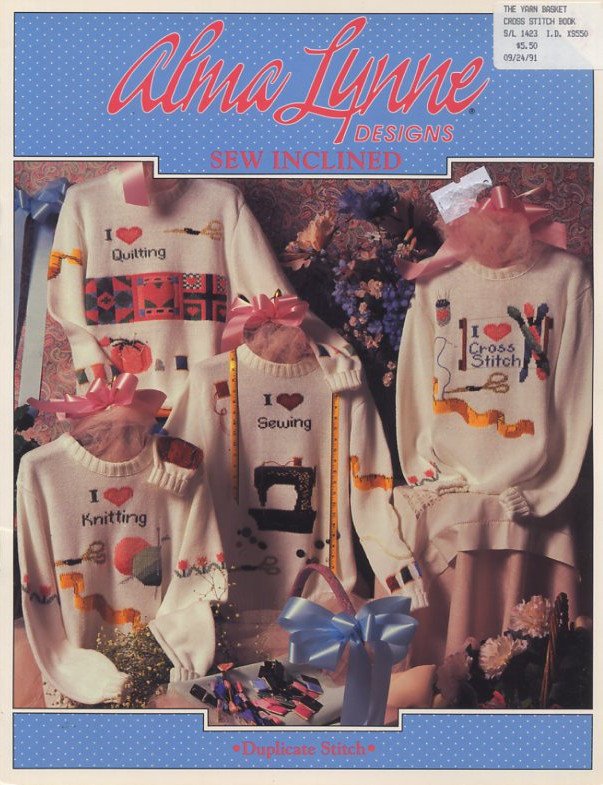 Sew Inclined Duplicate Stitch Patterns - Alma Lynne Designs