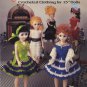 Saturday Nite Dolls Crocheted Clothing for 15" Dolls - ASN Crochet Book 1127